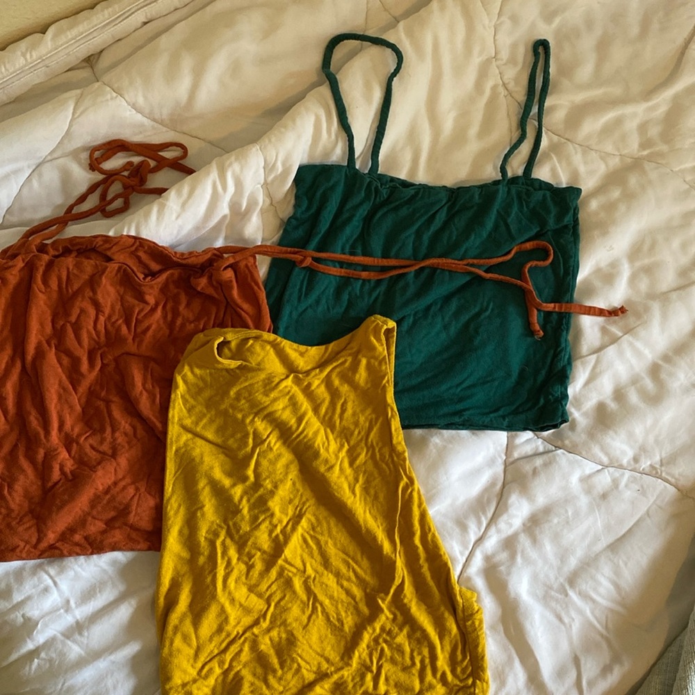 Three Gemini mountain swim lounge tank tops